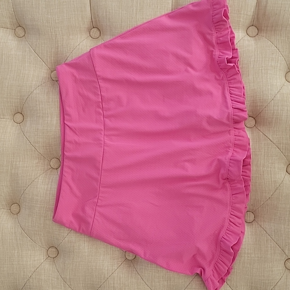 GOTTEX pink tennis golf skirt 13" Tennis Skort soft  textured sz XS,    Like NEW